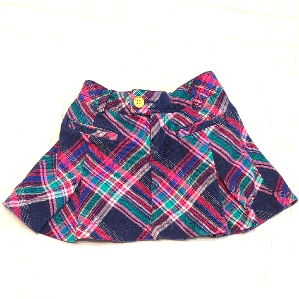 2T Tommy Hilfiger Skirt Pleated Plaid